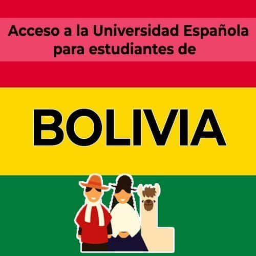 Estudiar en España siendo boliviano